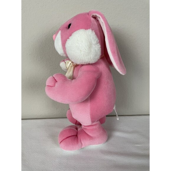 Sugar Loaf Creations Easter Bunny Rabbit Pink Plush Stuffed Animal 13” - Picture 4 of 8